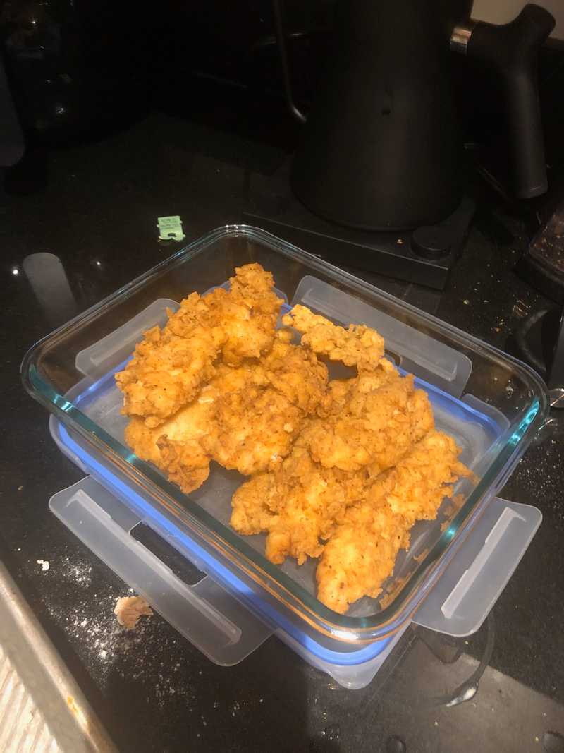 use water instead of buttermilk for fried chicken